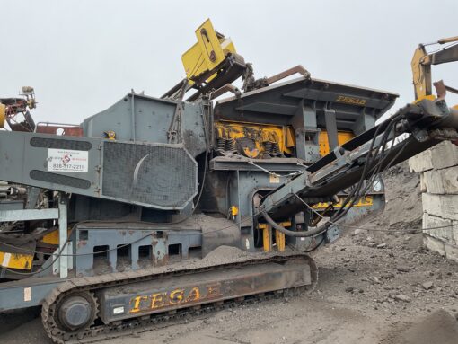 Used 2015 Tesab Portable Impact crusher