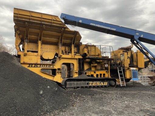 Used Tesab RK1012T Portable Impact crusher