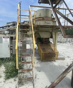 Used Metso Barmac B6150SE VSI Crusher with Feed Conveyor